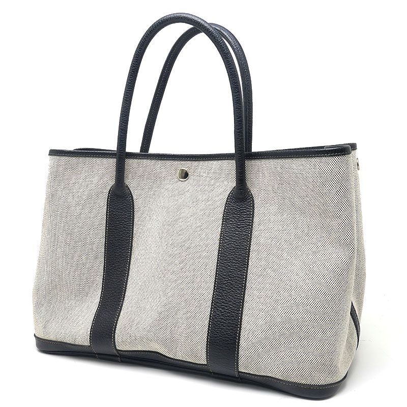 Hermes Garden Party PM Toile Ash Tote Bag — view 4