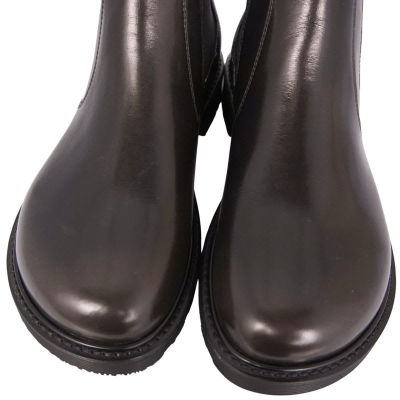 Loewe Boots Short Side Gore Leather Shoes — view 3