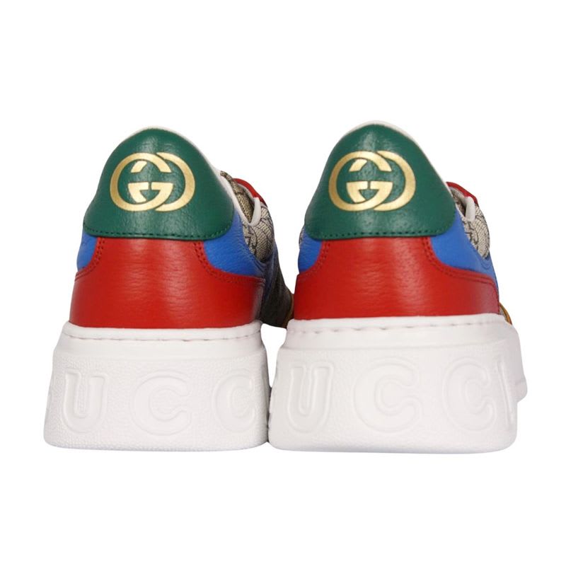 Gucci Sneakers Low Cut GG Supreme Leather Shoes — view 5