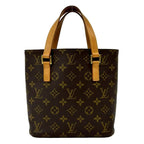 Louis Vuitton Vintage Vavin Monogram Leather Handbag Mini Tote Bag Brown 190-7 — view 4