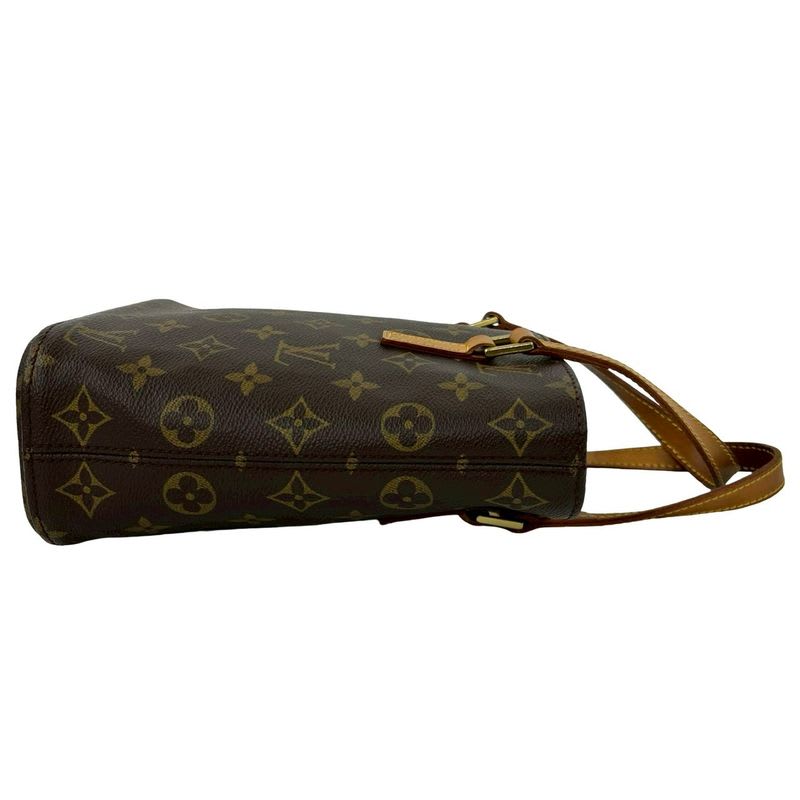 Louis Vuitton Vintage Vavin Monogram Leather Handbag Mini Tote Bag Brown 190-7 — view 7
