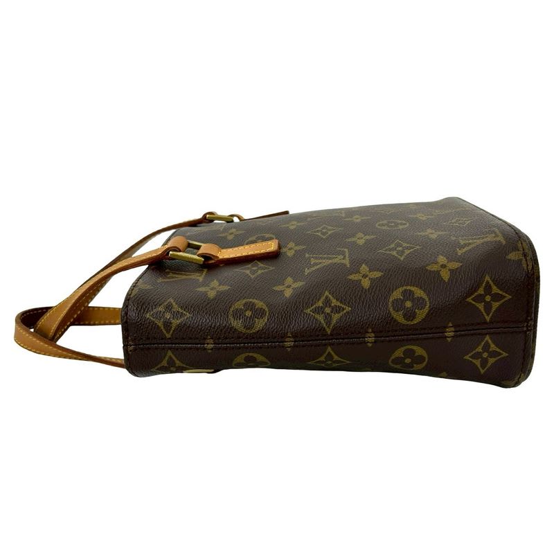 Louis Vuitton Vintage Vavin Monogram Leather Handbag Mini Tote Bag Brown 190-7 — view 6