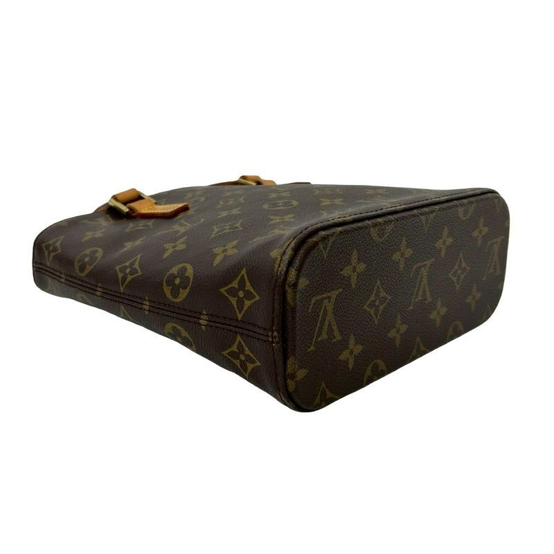 Louis Vuitton Vintage Vavin Monogram Leather Handbag Mini Tote Bag Brown 190-7 — view 8