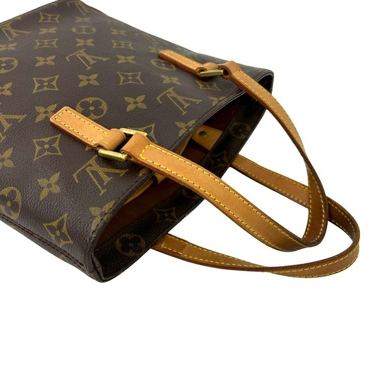 Louis Vuitton Vintage Vavin Monogram Leather Handbag Mini Tote Bag Brown 190-7 — view 5