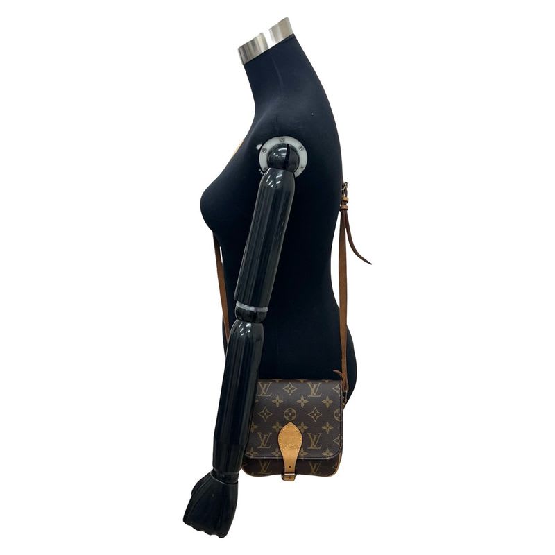 Louis Vuitton Mini Cartesiere Monogram Leather Shoulder Bag — view 3