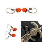Chanel Coco Mark Flower Ladybug Motif GP Earrings Accessories 04P — view 3