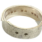 Hermes Russet Ring Ribbon Motif Silver 925 No 12 Accessories Small Items — view 4