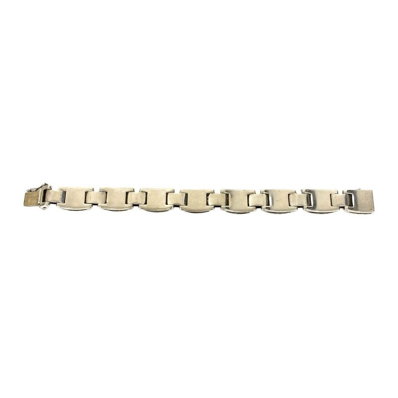 Hermes Luna Park Silver 925 Bracelet Bangle Accessories 28629 — view 7