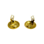Chanel Vintage Coco Mark Motif GP Earrings Ear Cuff Accessory Gold 95P — view 6