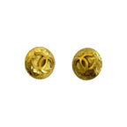 Chanel Vintage Coco Mark Motif GP Earrings Ear Cuff Accessory Gold 95P — view 4