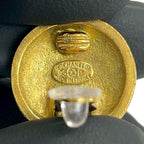 Chanel Vintage Coco Mark Motif GP Earrings Ear Cuff Accessory Gold 95P — view 3