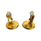 Chanel Vintage Coco Mark Motif GP Earrings Ear Cuff Accessory 96A — view 6