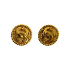 Chanel Vintage Coco Mark Motif GP Earrings Ear Cuff Accessory 96A — view 4