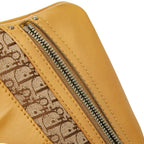 Dior Trotter Crossbody Bag Beige Canvas Leather