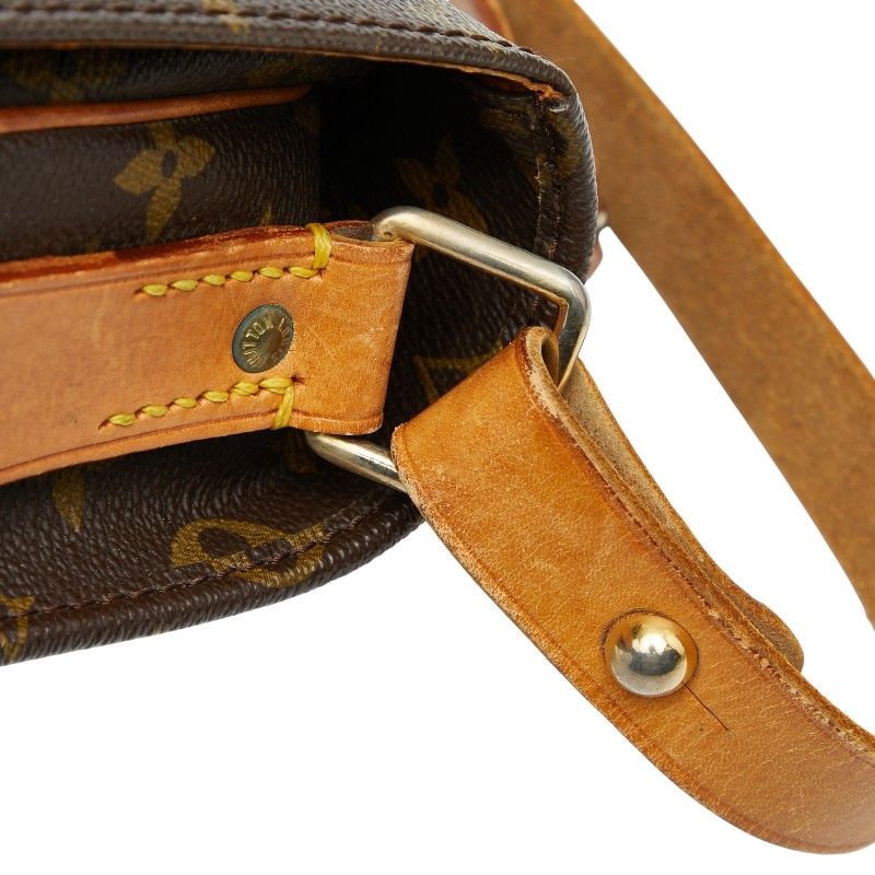 Louis Vuitton Monogram Cartesier MM Crossbody Bag Brown