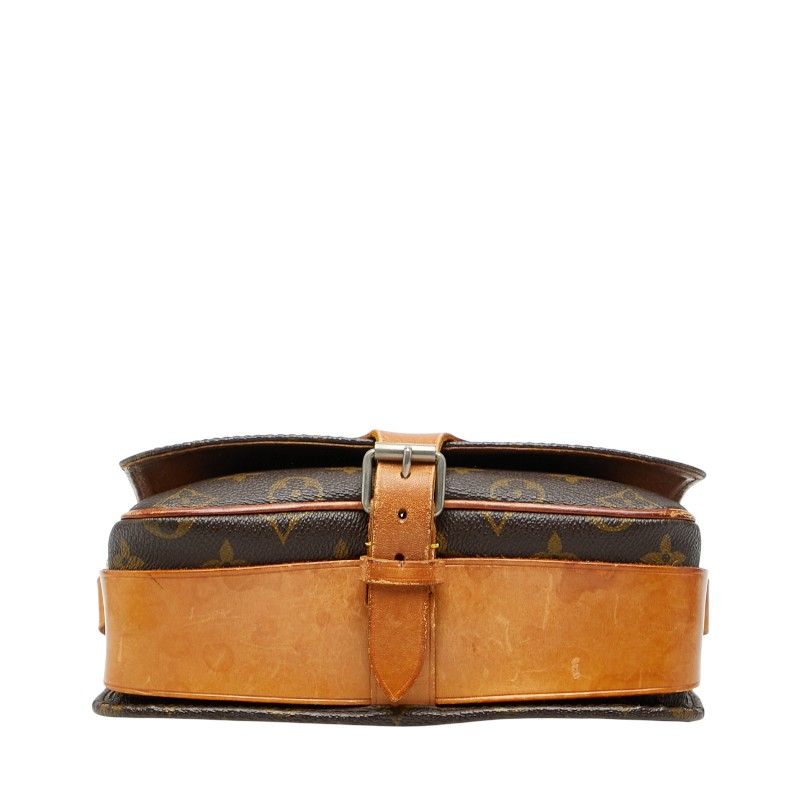 Louis Vuitton Monogram Cartesier MM Crossbody Bag Brown