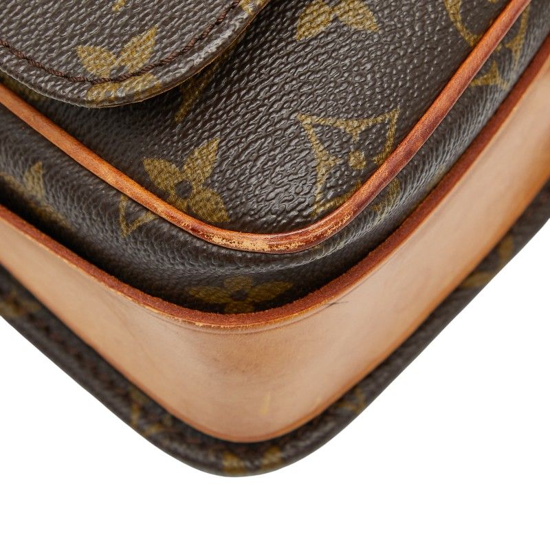 Louis Vuitton Monogram Cartesier MM Crossbody Bag Brown