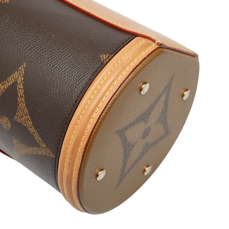 Louis Vuitton Monogram Giant Cannes Vanity Bag Shoulder 2-Way Brown