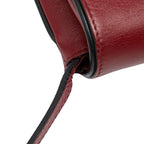 Gucci GG Marmont Ally Crossbody Bag Red Black Leather
