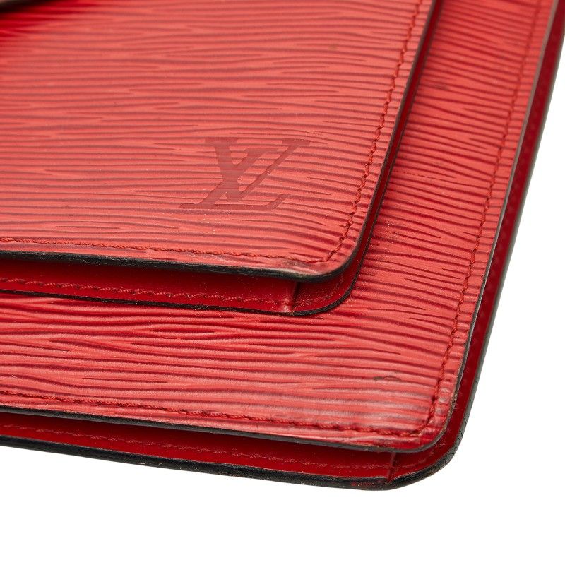 Louis Vuitton Epi Monceau Shoulder Bag 2-Way Castilian Red — view 5