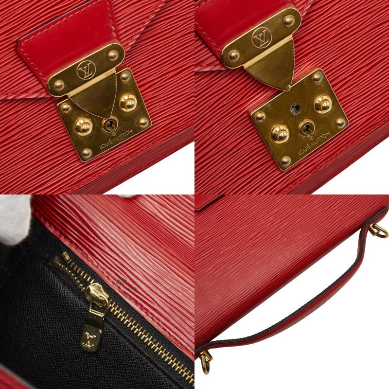 Louis Vuitton Epi Monceau Shoulder Bag 2-Way Castilian Red — view 9