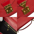 Louis Vuitton Epi Monceau Shoulder Bag 2-Way Castilian Red — view 9