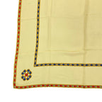 Chanel Scarf Large Silk Logo Coco Mark Yellow — view 4