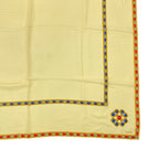 Chanel Scarf Large Silk Logo Coco Mark Yellow — view 5