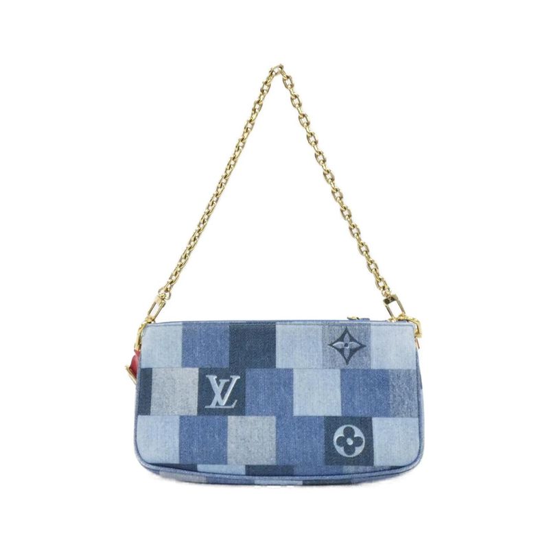 Louis Vuitton Denim Monogram Multi Pochette Accessory Shoulder Bag — view 3