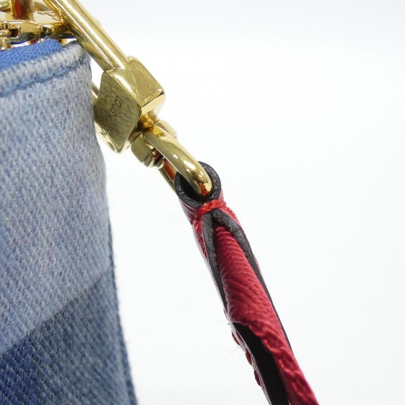 Louis Vuitton Denim Monogram Multi Pochette Accessory Shoulder Bag — view 8