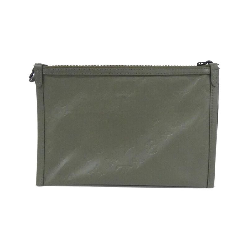 Louis Vuitton Monogram Shadow Flat Messenger 2019 pf Shoulder Bag — view 3