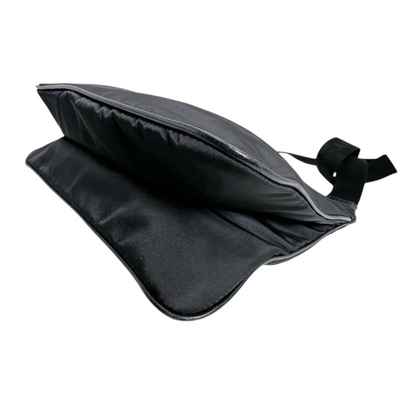 Prada Crossbody Body Bag Triangle Logo Shoulder Black — view 8