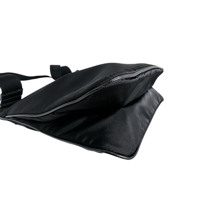 Prada Crossbody Body Bag Triangle Logo Shoulder Black — view 7