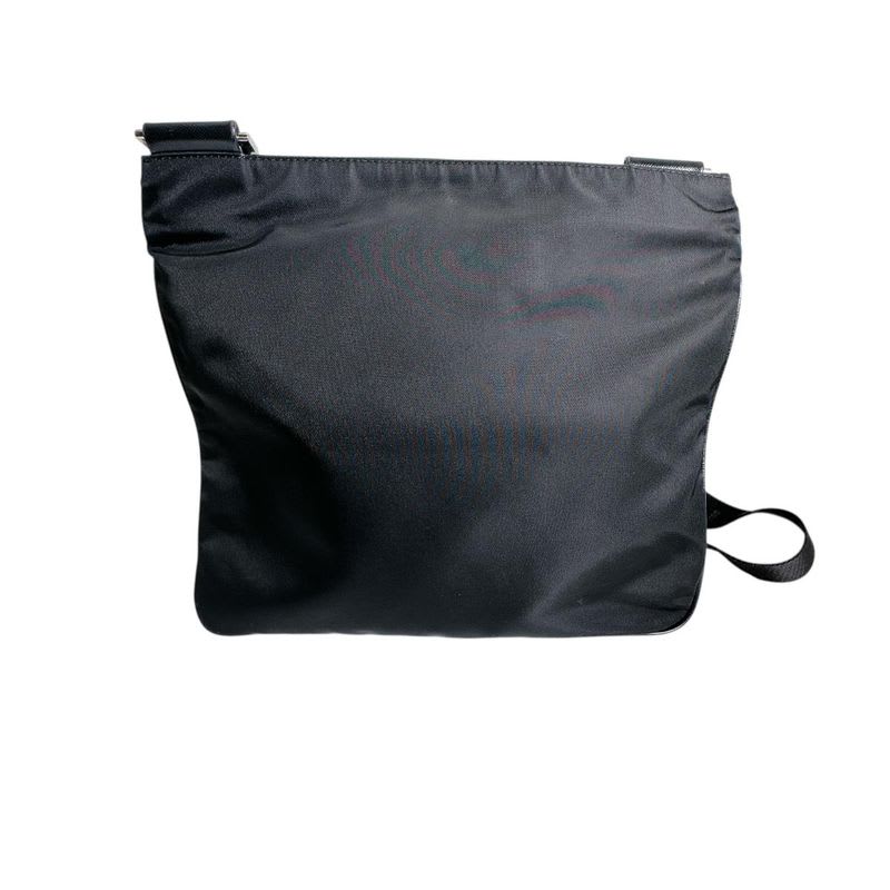 Prada Crossbody Body Bag Triangle Logo Shoulder Black — view 4
