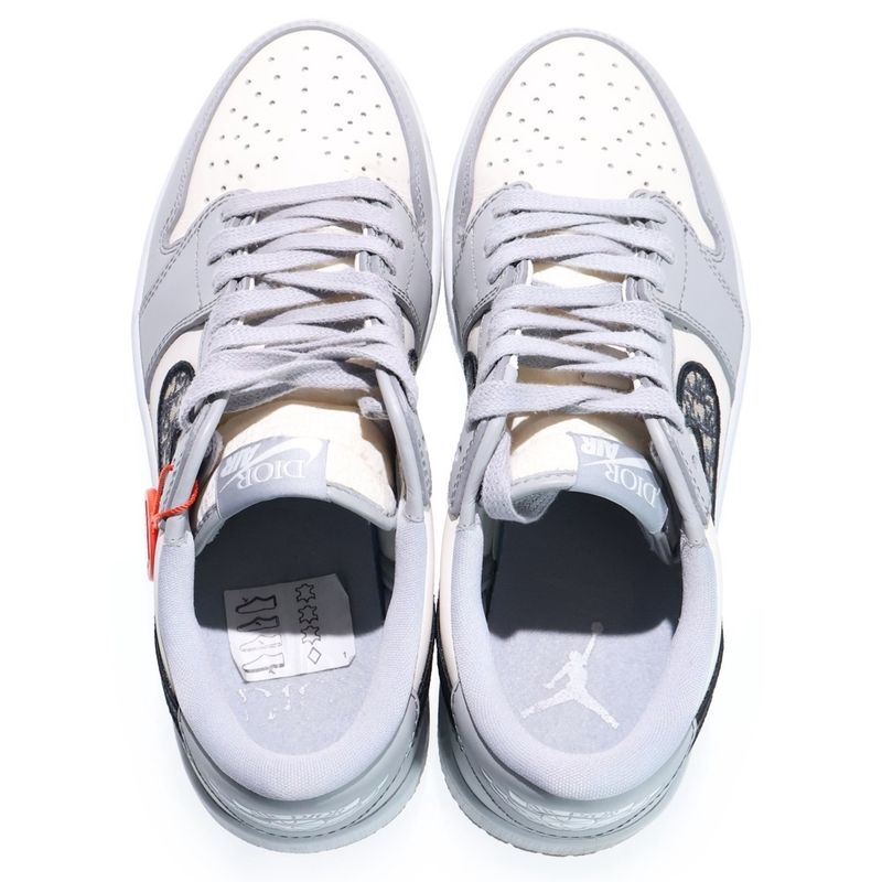 Dior NIKE AIR Jordan 1 LOW OG Cut Sneakers — view 4