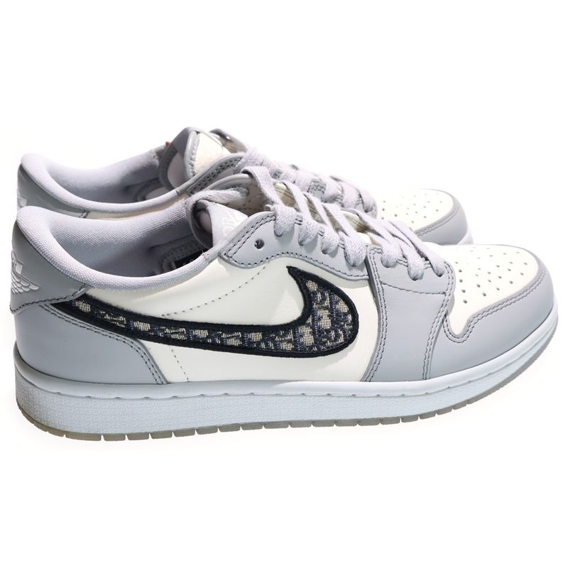 Dior NIKE AIR Jordan 1 LOW OG Cut Sneakers — view 3