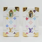 Louis Vuitton Side Trunk MM Takashi Murakami Shoulder Bag White — view 4