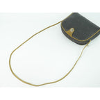 Christian Dior Honeycomb Pattern Shoulder Bag Pochette Black — view 6
