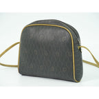 Christian Dior Honeycomb Pattern Shoulder Bag Pochette Black — view 3