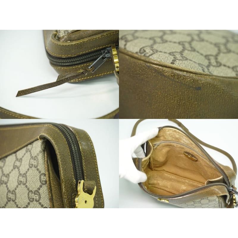 Gucci Plus GG Shoulder Bag Pochette Beige — view 9