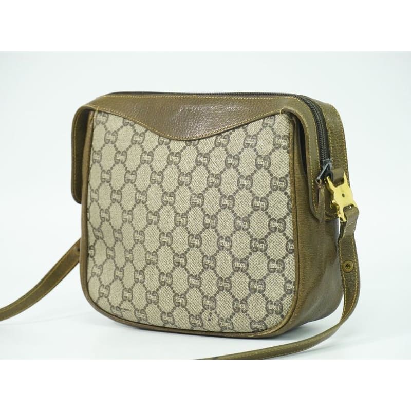 Gucci Plus GG Shoulder Bag Pochette Beige — view 3