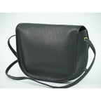 Christian Dior Honeycomb Pattern Shoulder Bag Pochette Black — view 3