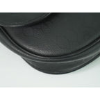 Christian Dior Honeycomb Pattern Shoulder Bag Pochette Black — view 5