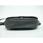 Christian Dior Honeycomb Pattern Shoulder Bag Pochette Black — view 4