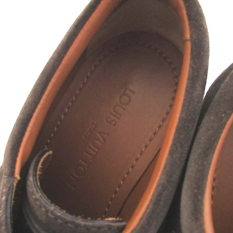 Louis Vuitton Suede Derby Shoes Dress Size 6 — view 5