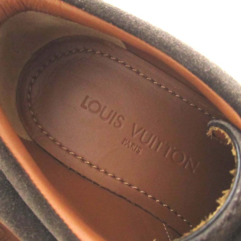 Louis Vuitton Suede Derby Shoes Dress Size 6 — view 6
