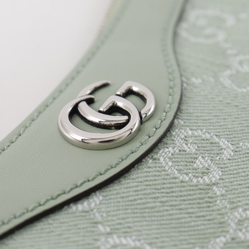 Gucci Offdia 3-Way GG Canvas Pale Green Shoulder Bag