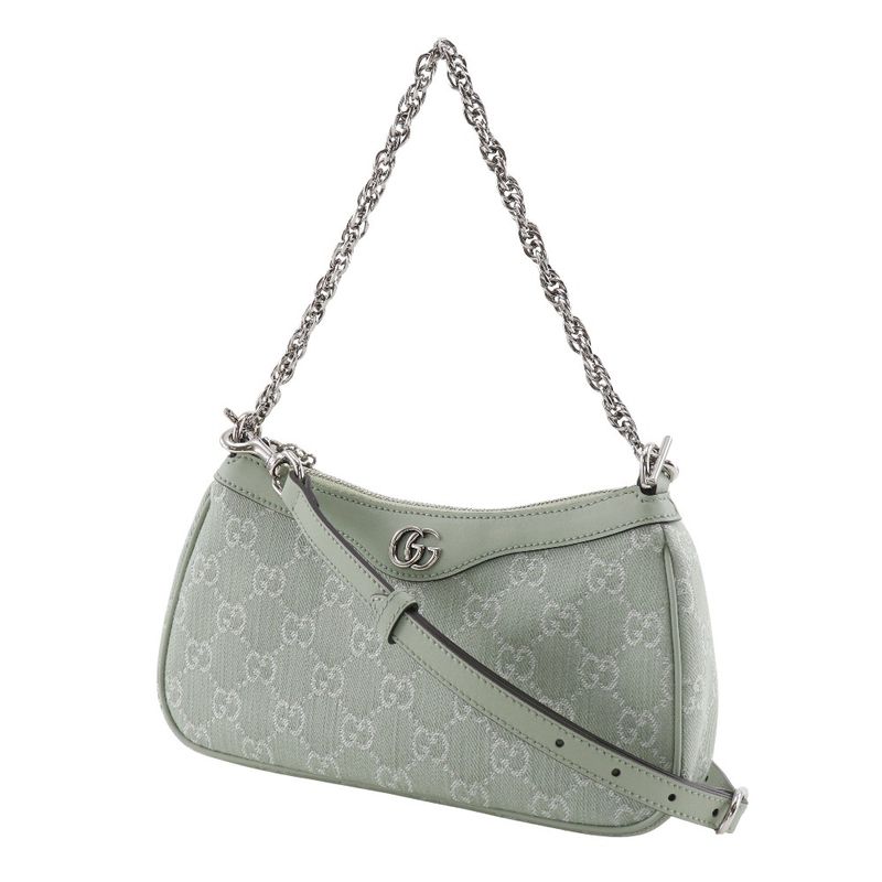 Gucci Offdia 3-Way GG Canvas Pale Green Shoulder Bag