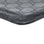 Gucci Guccissima Black Leather Phone Case