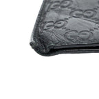 Gucci Guccissima Black Leather Phone Case